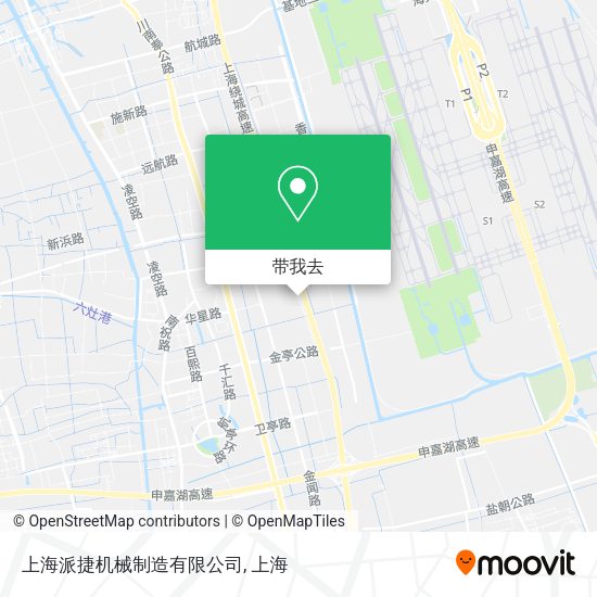 上海派捷机械制造有限公司地图