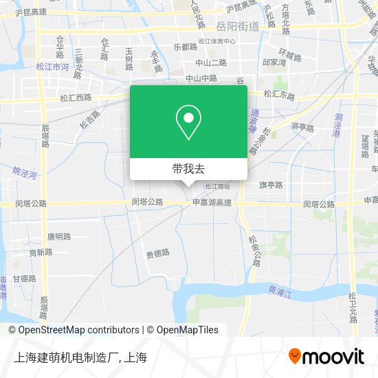 上海建萌机电制造厂地图
