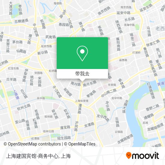 上海建国宾馆-商务中心地图