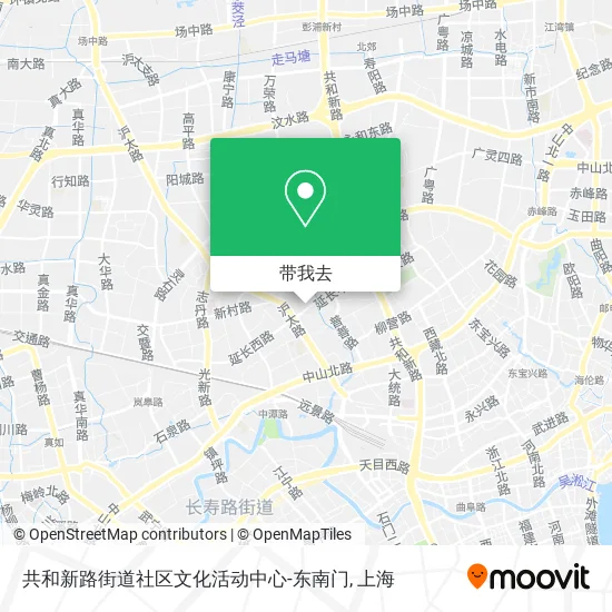 共和新路街道社区文化活动中心-东南门地图