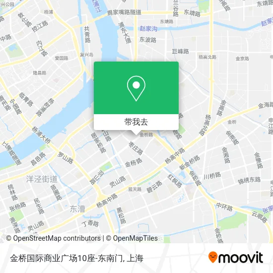金桥国际商业广场10座-东南门地图