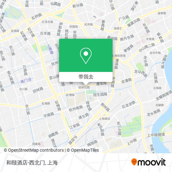 和颐酒店-西北门地图