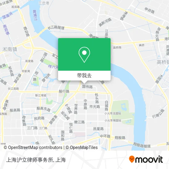 上海沪立律师事务所地图