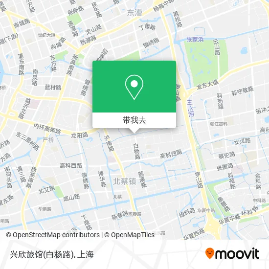 兴欣旅馆(白杨路)地图