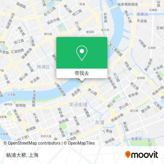 杨浦大桥地图