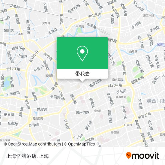 上海忆航酒店地图