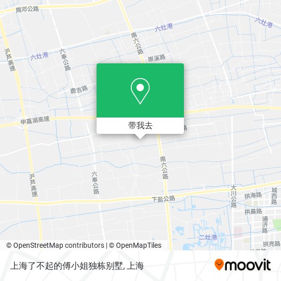 上海了不起的傅小姐独栋别墅地图