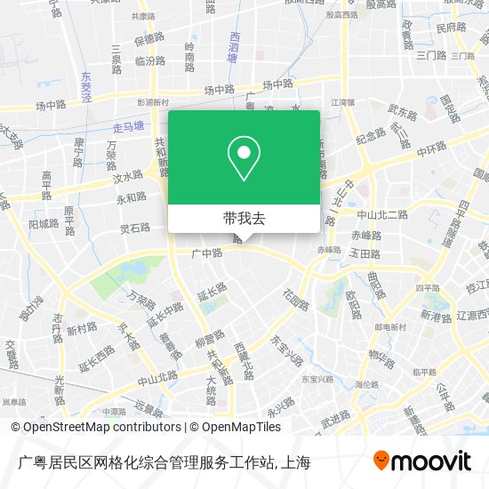 广粤居民区网格化综合管理服务工作站地图