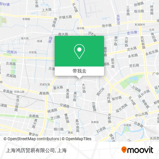 上海鸿历贸易有限公司地图