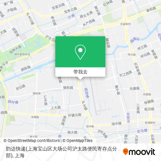 韵达快递(上海宝山区大场公司沪太路便民寄存点分部)地图