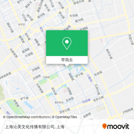 上海沁美文化传播有限公司地图