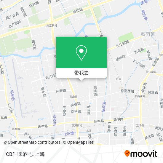 CB轩啤酒吧地图