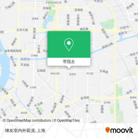 继友室内外装潢地图