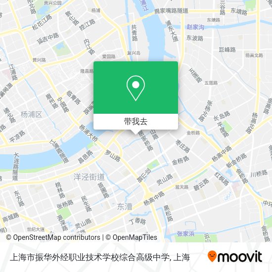 上海市振华外经职业技术学校综合高级中学地图
