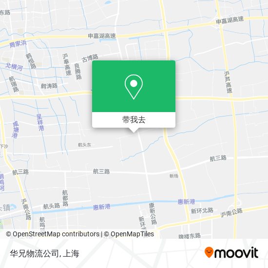 华兄物流公司地图