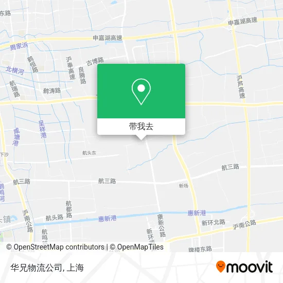 华兄物流公司地图