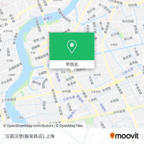 汉霸汉堡(板泉路店)地图