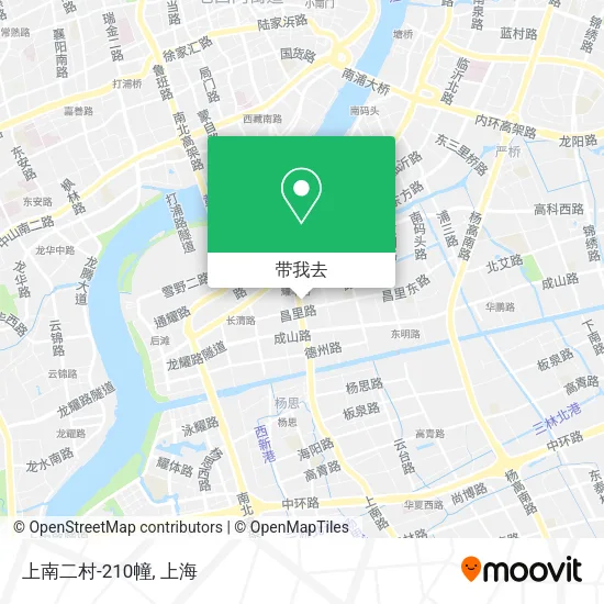 上南二村-210幢地图