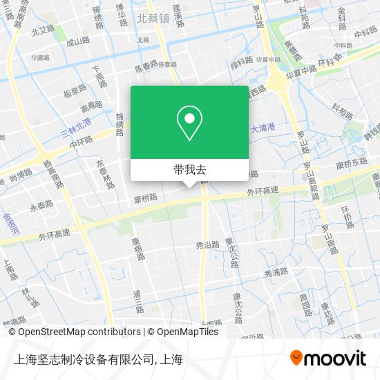 上海坚志制冷设备有限公司地图