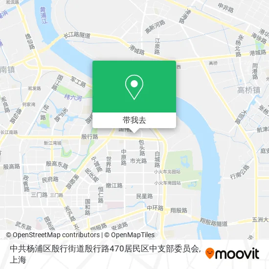 中共杨浦区殷行街道殷行路470居民区中支部委员会地图