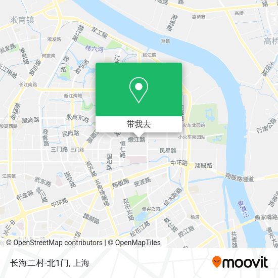 长海二村-北1门地图