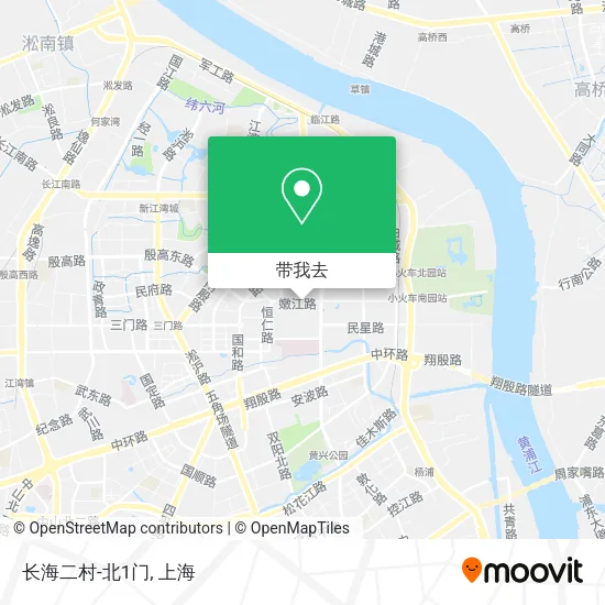 长海二村-北1门地图