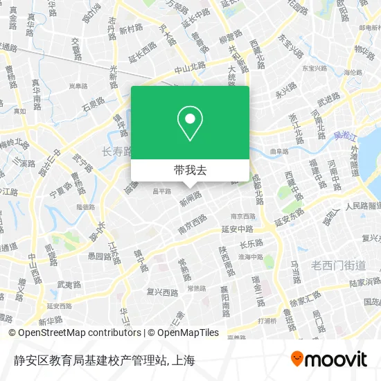 静安区教育局基建校产管理站地图