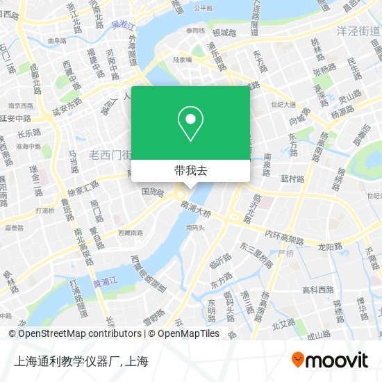 上海通利教学仪器厂地图