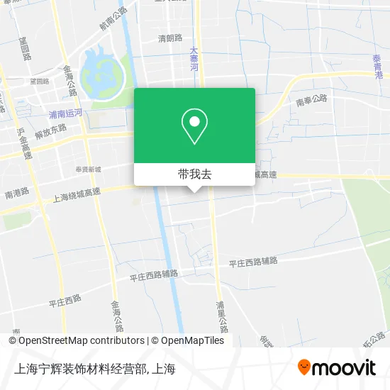 上海宁辉装饰材料经营部地图