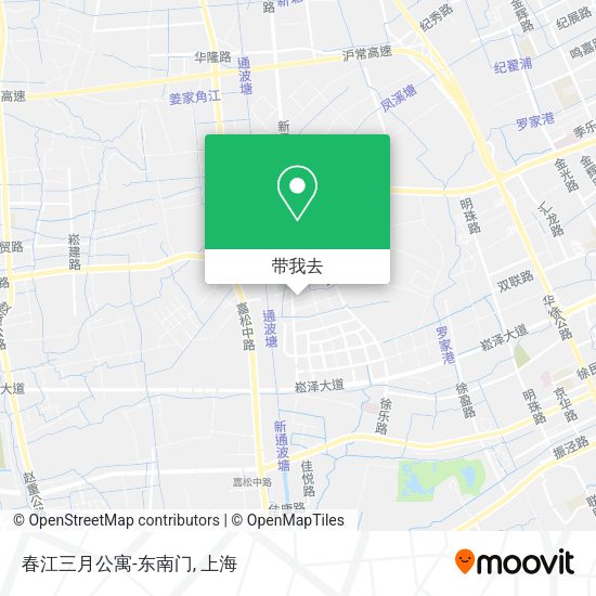春江三月公寓-东南门地图
