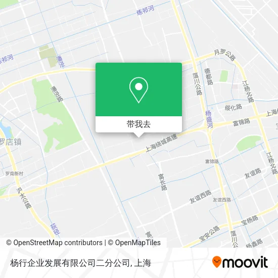 杨行企业发展有限公司二分公司地图