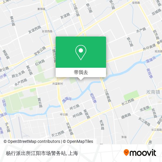 杨行派出所江阳市场警务站地图