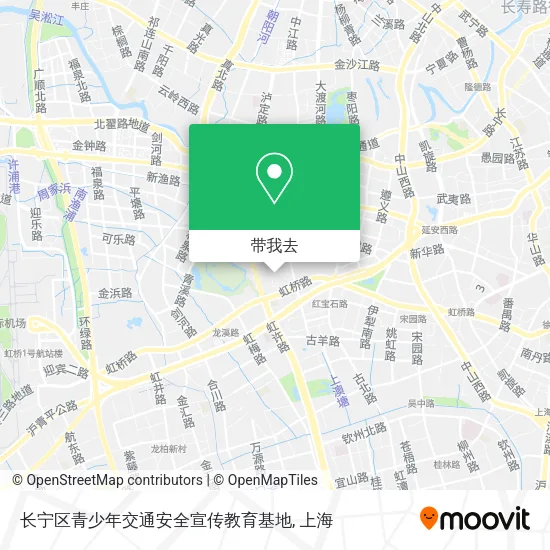 长宁区青少年交通安全宣传教育基地地图