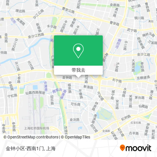 金钟小区-西南1门地图