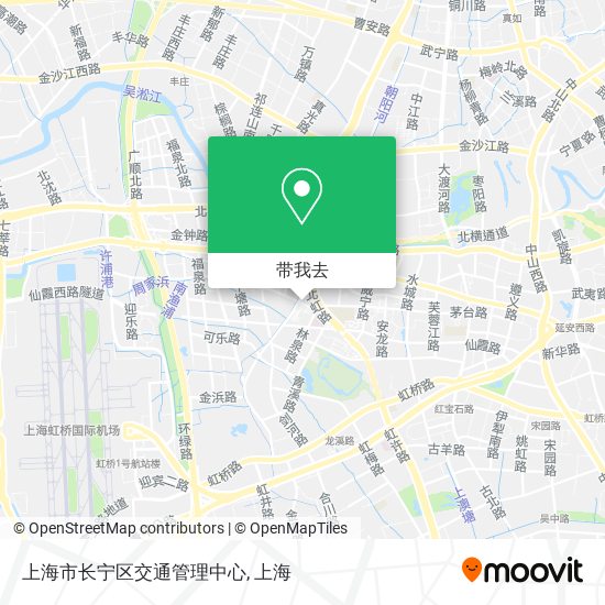 上海市长宁区交通管理中心地图