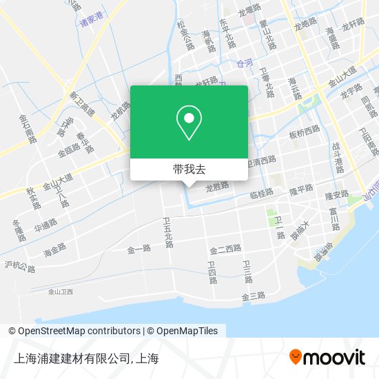 上海浦建建材有限公司地图