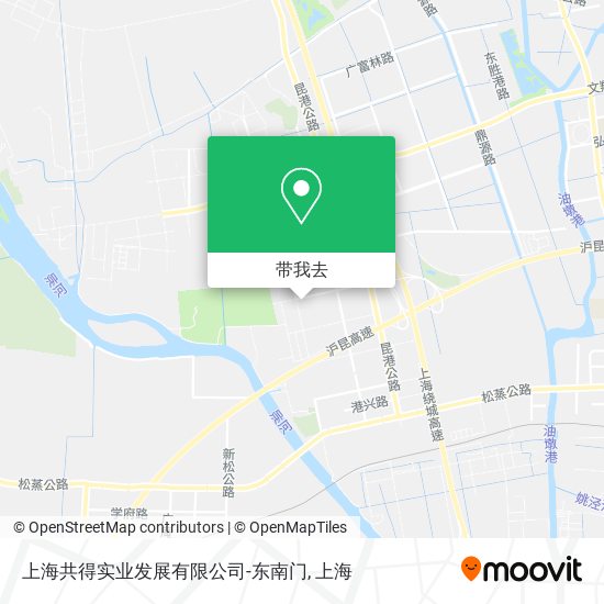上海共得实业发展有限公司-东南门地图