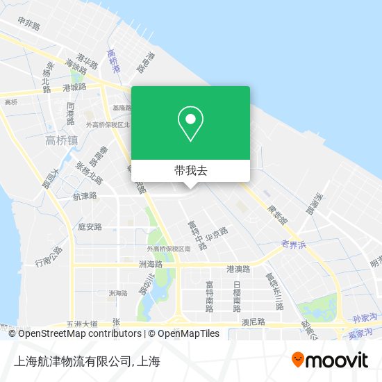 上海航津物流有限公司地图