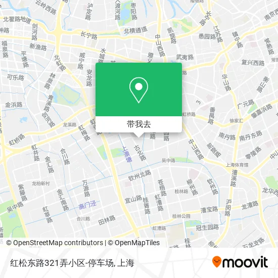 红松东路321弄小区-停车场地图