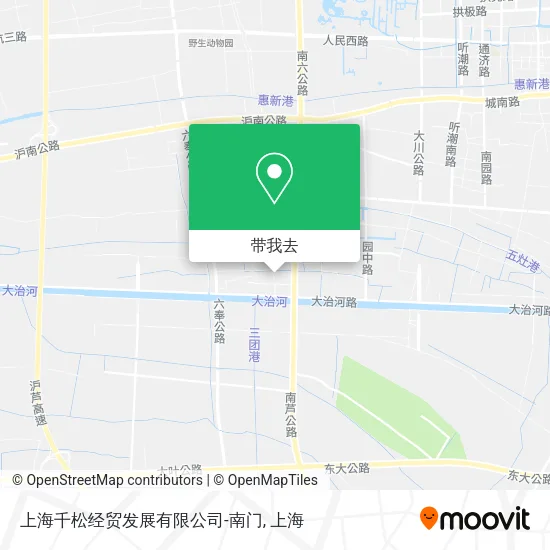 上海千松经贸发展有限公司-南门地图