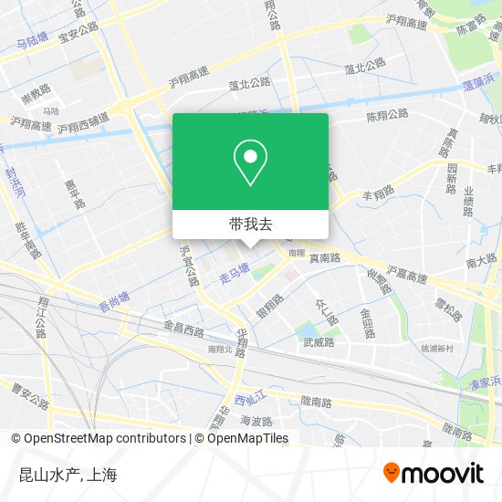 昆山水产地图