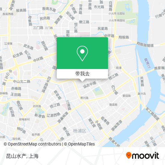 昆山水产地图