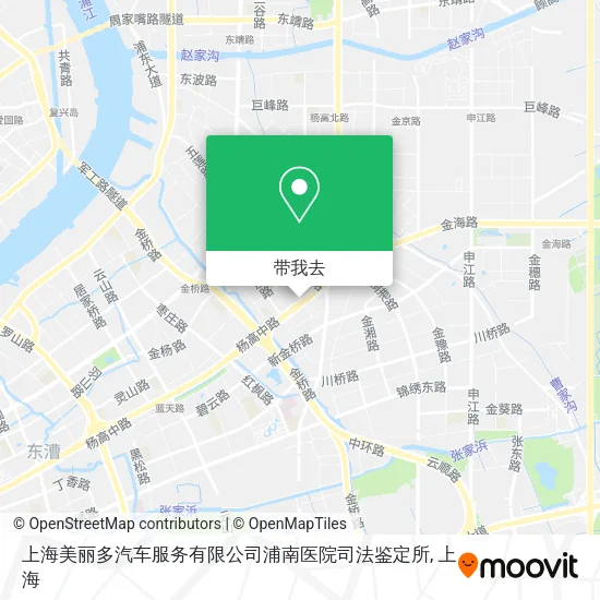 上海美丽多汽车服务有限公司浦南医院司法鉴定所地图