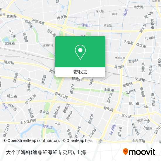 大个子海鲜(渔鼎鲜海鲜专卖店)地图