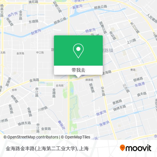 金海路金丰路(上海第二工业大学)地图