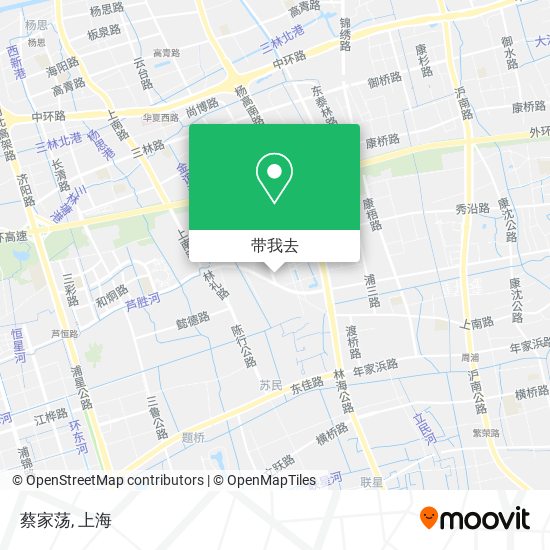 蔡家荡地图