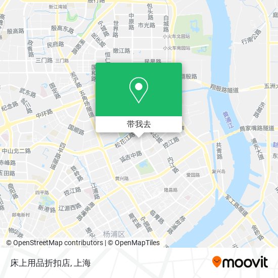 床上用品折扣店地图