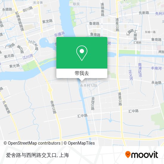 爱舍路与西闸路交叉口地图