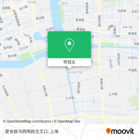 爱舍路与西闸路交叉口地图