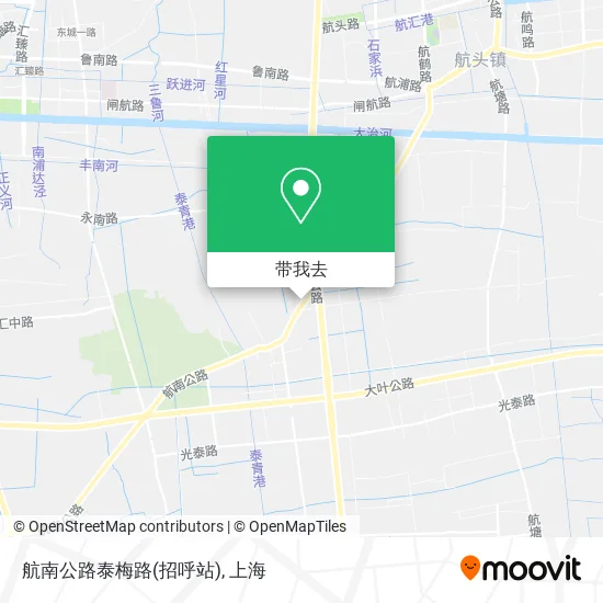 航南公路泰梅路(招呼站)地图